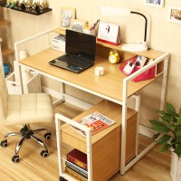 爱尚书亚 简易台式电脑桌家用办公桌写字桌 简约书桌促销桌子特价
