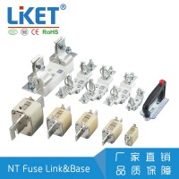 供应LIKET NT0/RT16 方管刀型触头熔断器体底座 快速熔断器底座 低压熔断器底座